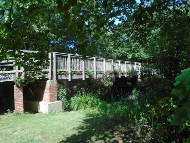 Foot bridge.