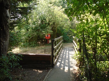 Foot bridge.